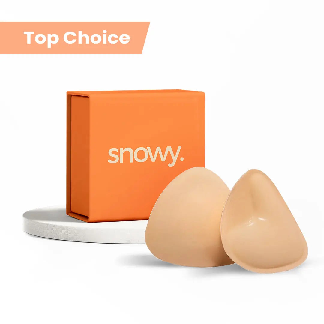 SNOWY Invisible Sticky Bra Inserts – Reusable Adhesive Breast Pads for Natural Lift, Enhanced Volume & All-Day Comfort