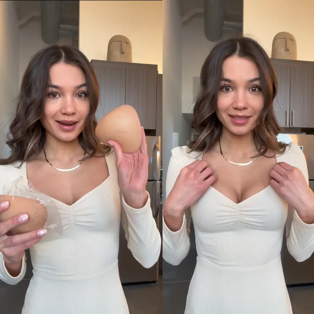 SNOWY Invisible Sticky Bra Inserts – Reusable Adhesive Breast Pads for Natural Lift, Enhanced Volume & All-Day Comfort